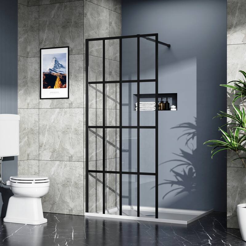 34" X 72" Shower Door Walk