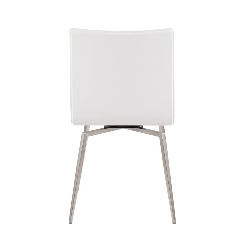 Strick & Bolton Tyra Upholstered Chair with Swivel - Set of 2