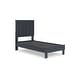 preview thumbnail 11 of 34, Signature Design by Ashley Simmenfort Dark Blue Platform Bed