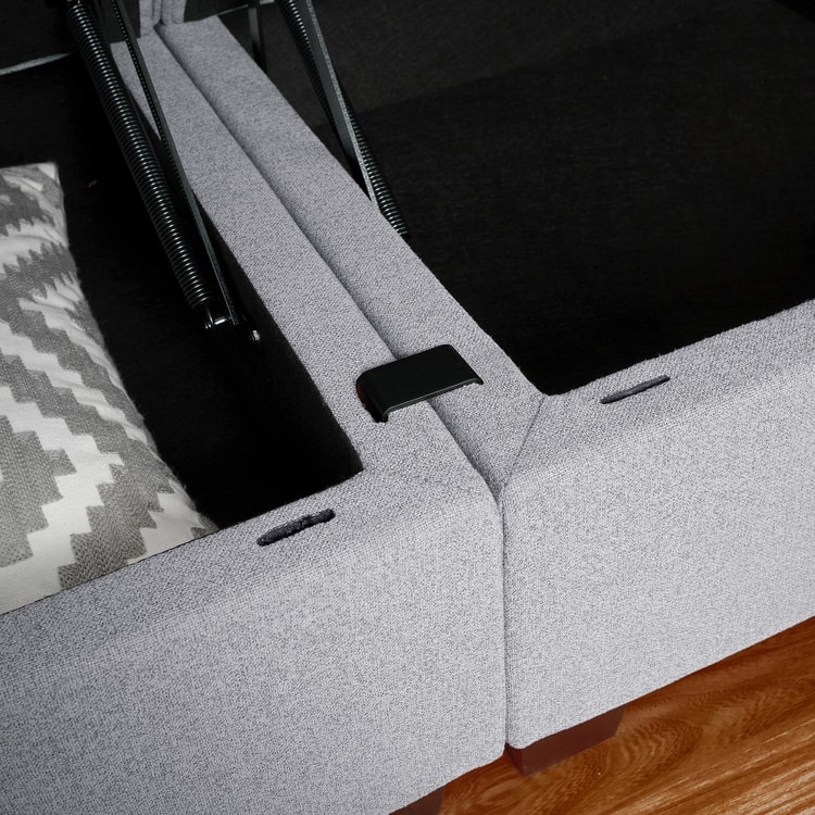 Modular 3 Piece Sofa with Soft Comfortable Seating Linen Sofa Couch with Sturdy Wooden Frame Ideal for Small Spaces