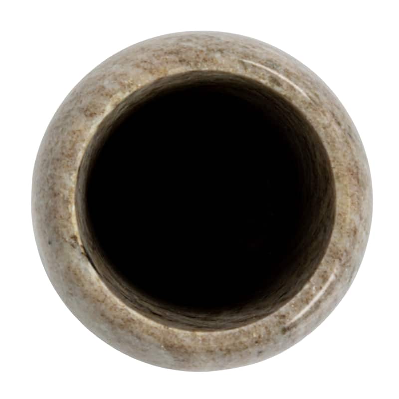 Marble Bottle Holder/Crock - 4.5"L x 4.5"W x 6.0"H
