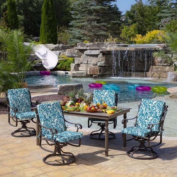 arden outdoor patio umbrellas Outsunny 15ft Dark Blue Double-Sided Umbrella, Rust-Resistant Steel & Polyester 4 sets of ties make sure your outdoor chair cushion stays firmly in place ARDEN Damask Outdoor Midback Chair