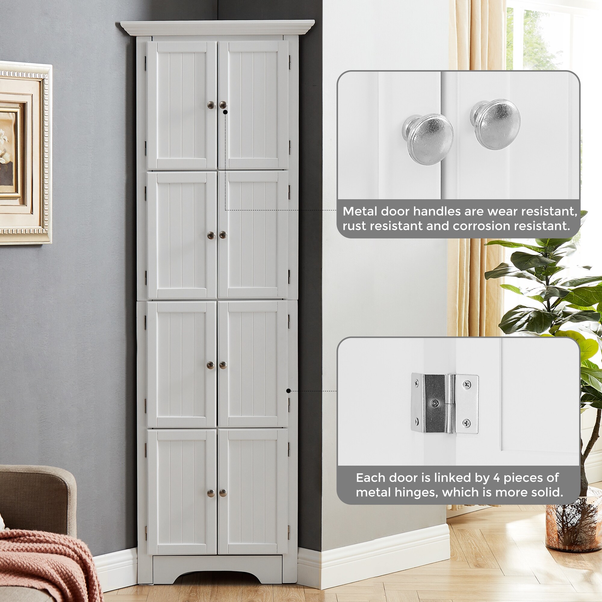 High corner cabinet discount