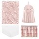 preview thumbnail 2 of 4, Sweet Jojo Designs Blush Pink Shabby Chic Harper Collection Girl 4-piece Bumperless Crib Bedding Set