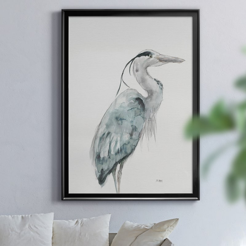 BLUE HERON I Premium Framed Canvas - Ready to Hang