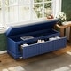 preview thumbnail 2 of 70, Storage Bench with Cushioned Seat and 3 Drawers