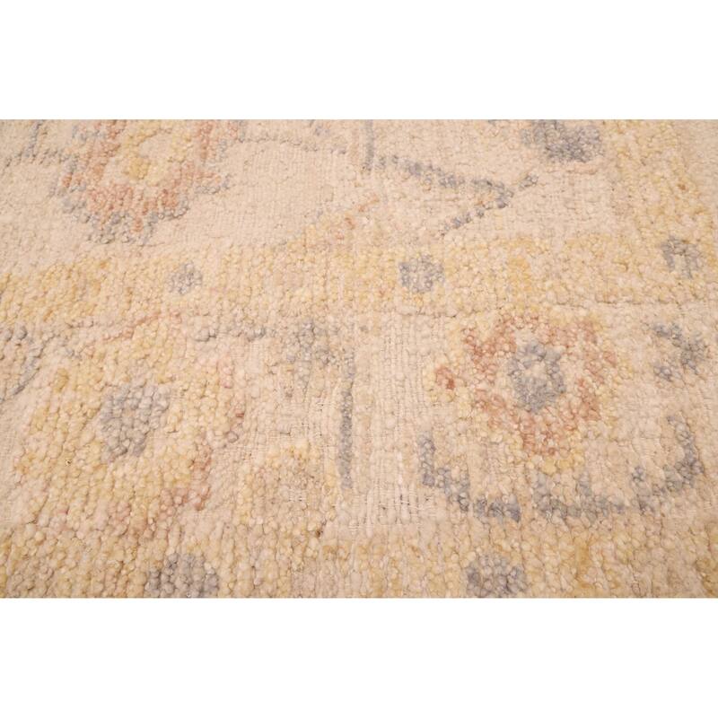ECARPETGALLERY Hand-knotted Looma Ivory Wool Rug - 8'3 x 9'9