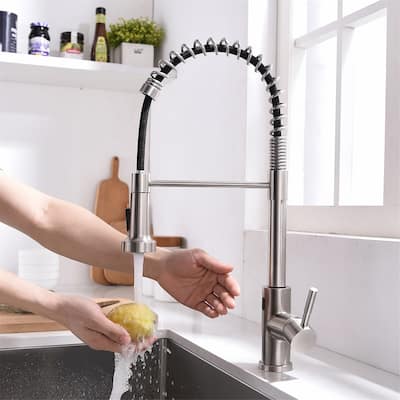Touchless Kitchen Faucet w/Pull Down Sprayer Motion Sensor Sink Faucet