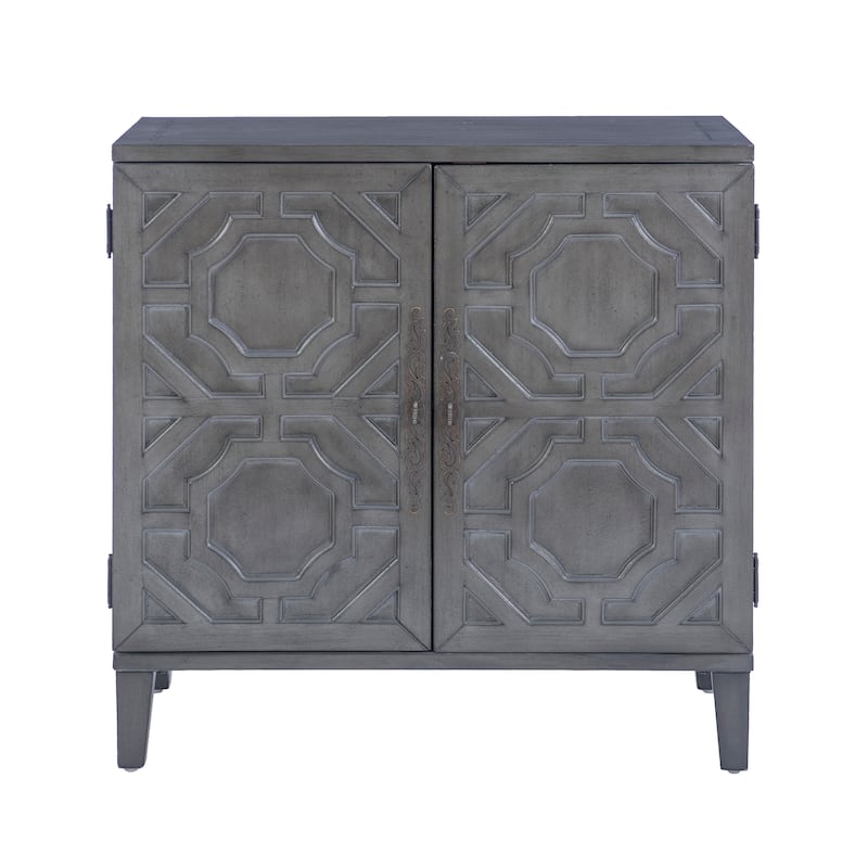 Chanters Solid Wood 2-Door Accent Cabinet