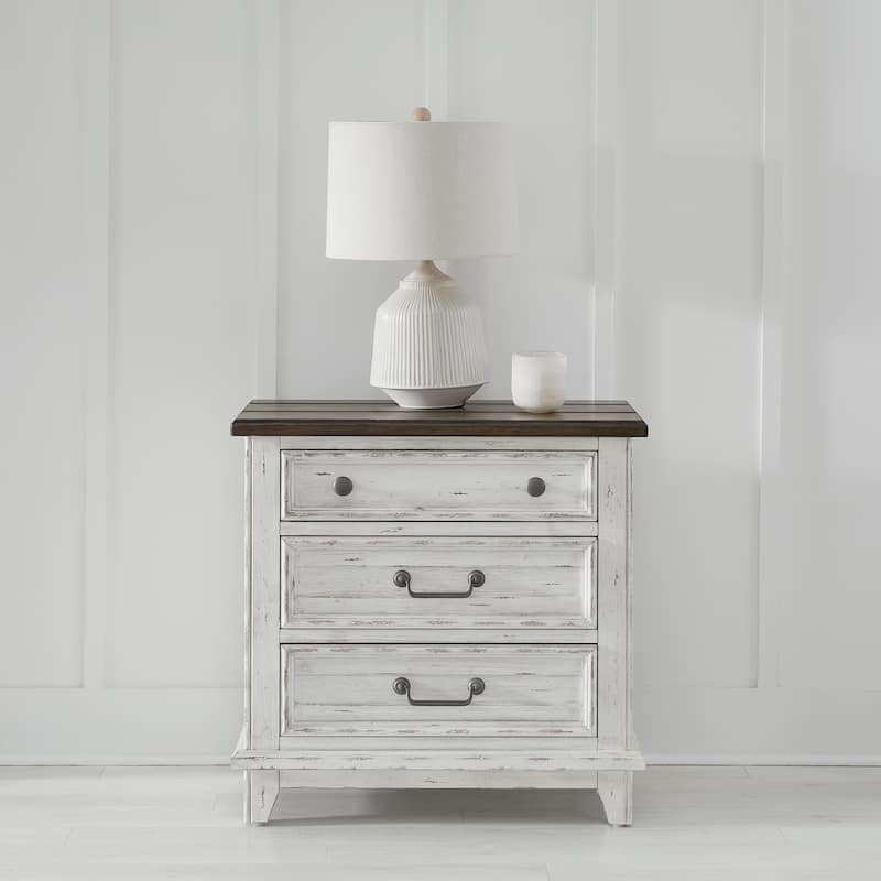 Liberty Furniture River Place Panel Bed, Dresser & Mirror, Chest, Night Stand - King, Queen