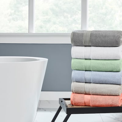 Modern Threads 6-Piece Rayon from Bamboo & Cotton Blend Towel Set - N/A