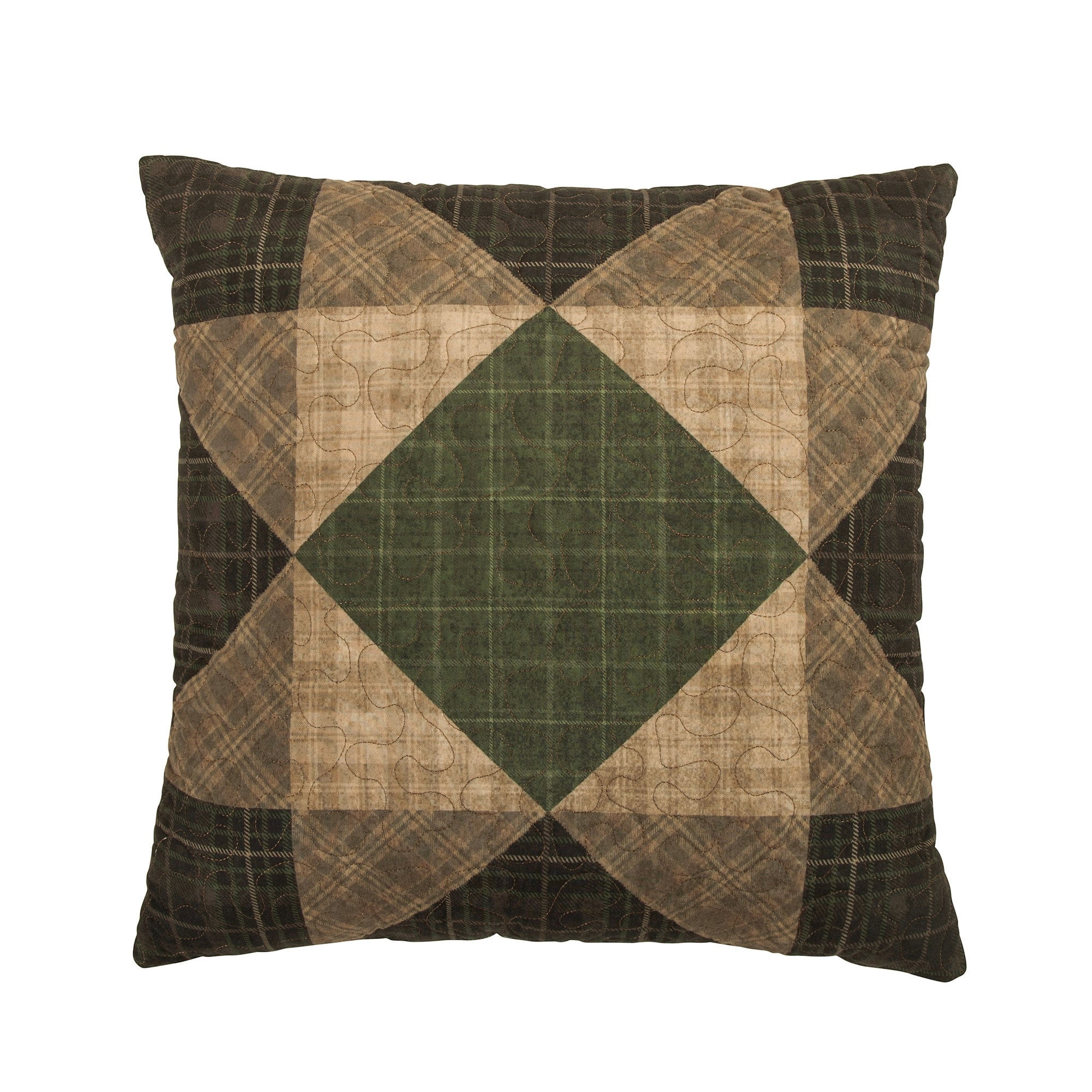 Donna Sharp Antique Pine Sawtooth Decorative Pillow