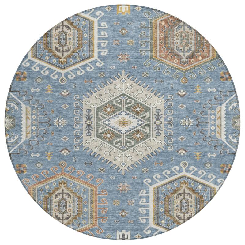 Machine Washable Indoor/ Outdoor Global Akron Chantille Rug