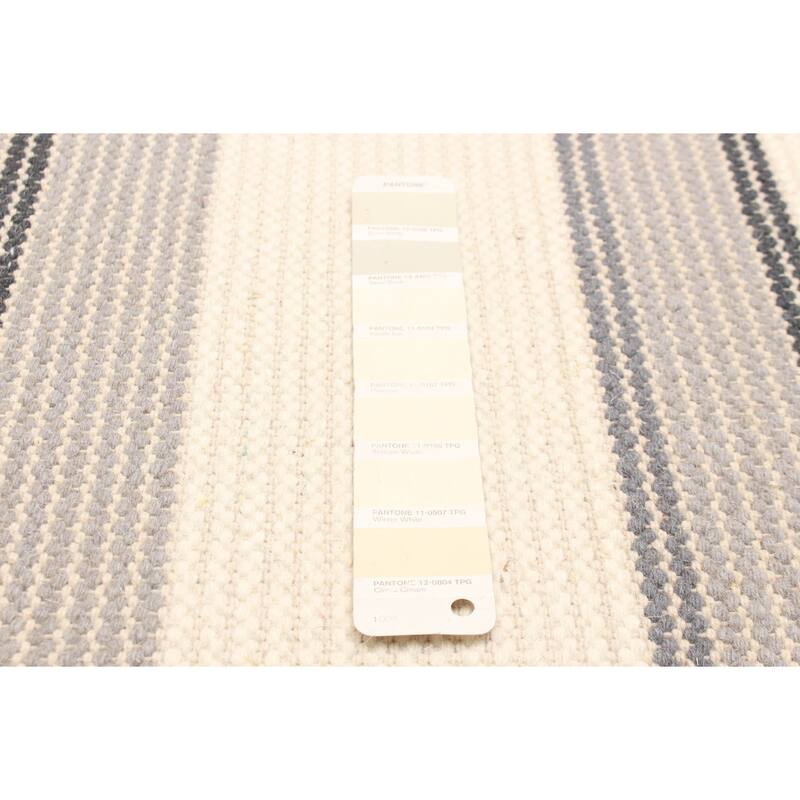 ECARPETGALLERY Hand Tufted Timeless Cream Wool Rug - 5'2 x 8'1