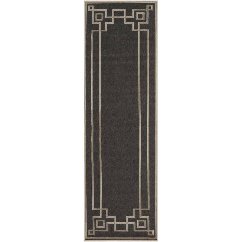 Livabliss Alfresco Country Geometric Indoor / OutdoorArea Rug