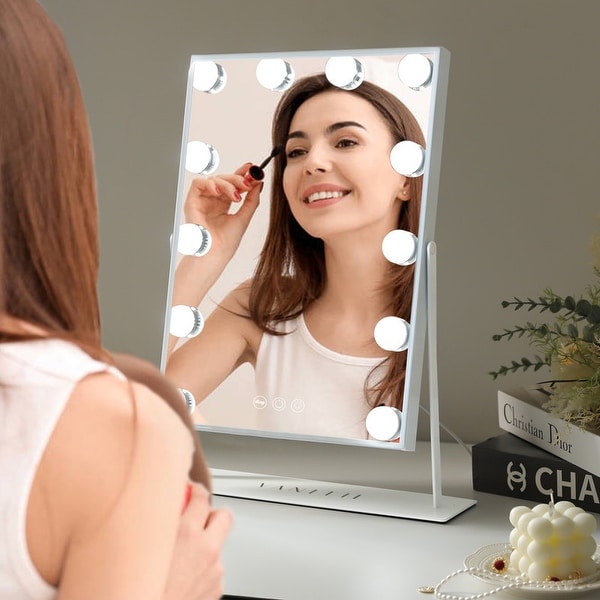 12 bulb vanity mirror best sale