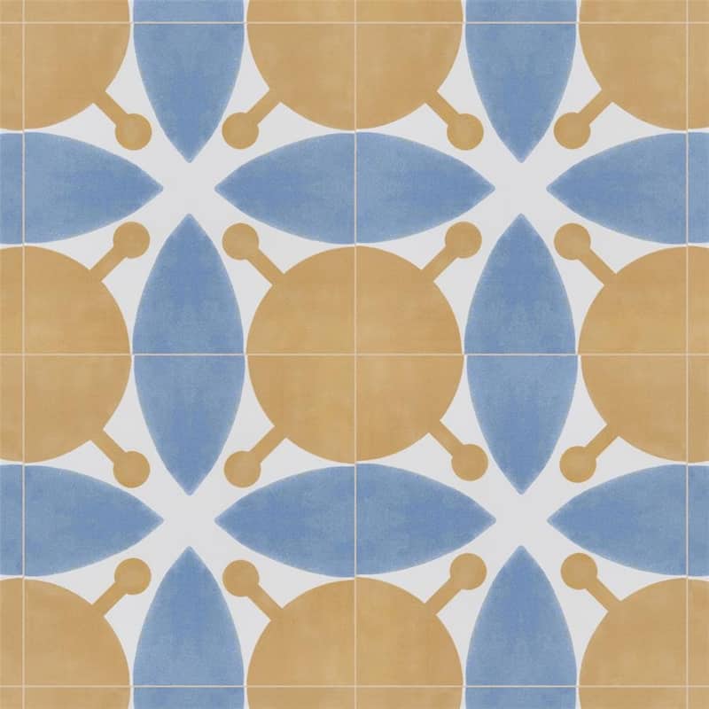 Merola Tile Revival Leaf 7-3/4" x 7-3/4" Ceramic Floor and Wall Tile