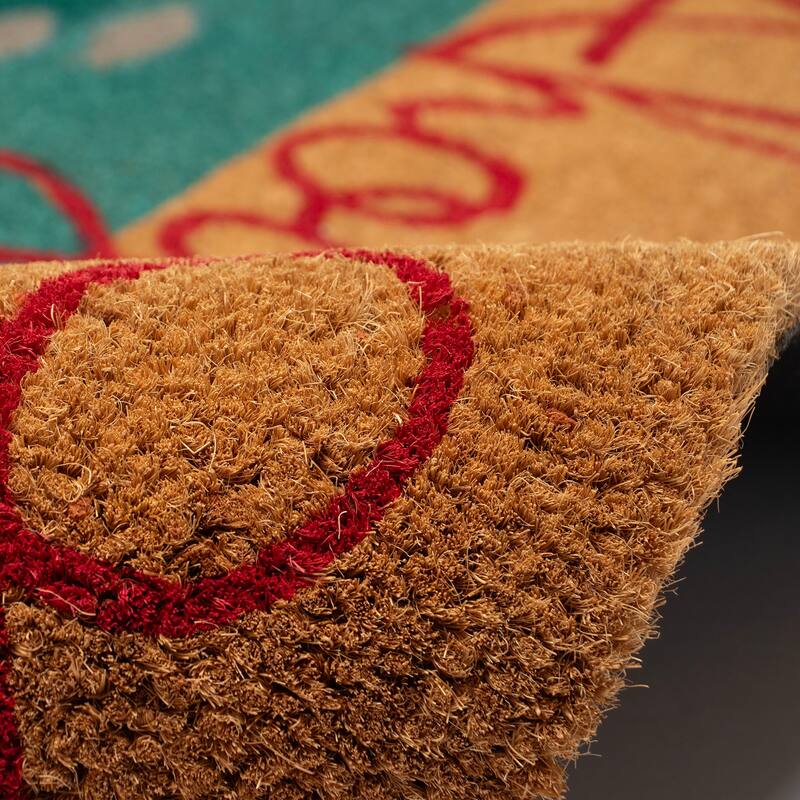 Liora Manne Natura Compass Outdoor Mat Natural 2' x 3'