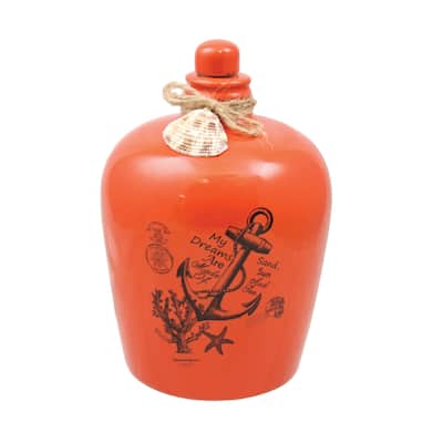 Orange Ceramic Jug