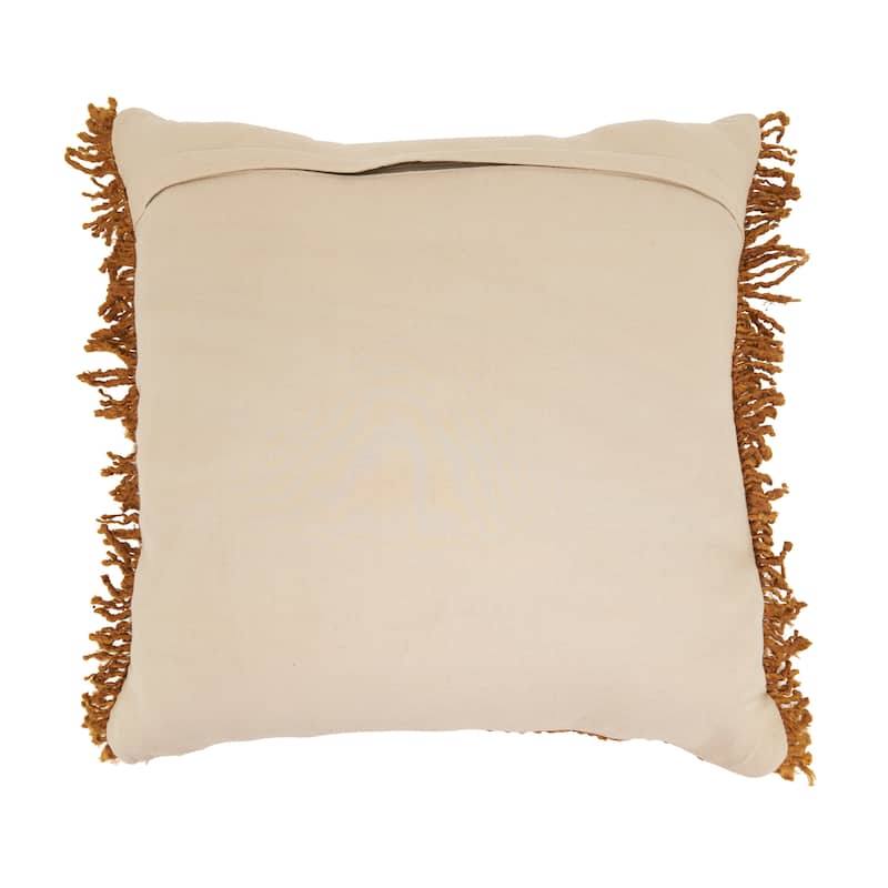 Fringe Throw Pillow