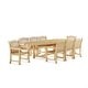preview thumbnail 2 of 13, Amazonia FSC Teak Extendable Outdoor Patio Dining Set - 9piece