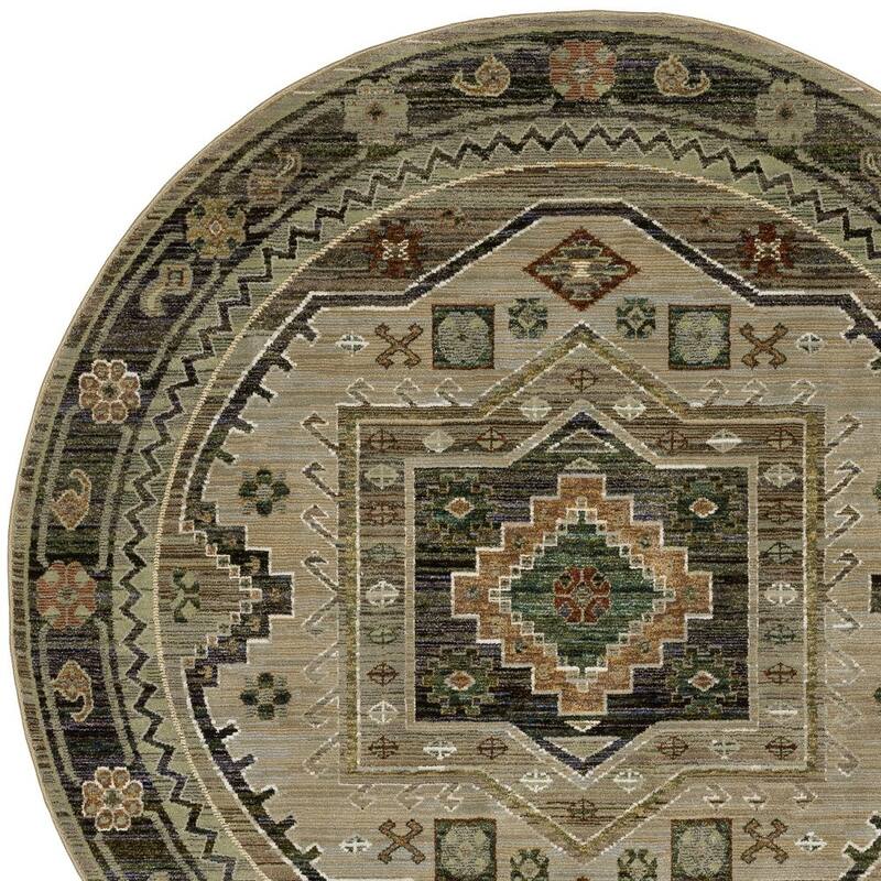 HomeRootsTribal Bohemian Rectangle Area Rug