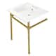 Option White / Brushed Brass