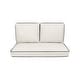 preview thumbnail 128 of 163, Haven Way Universal Outdoor Deep Seat Loveseat Cushion Set
