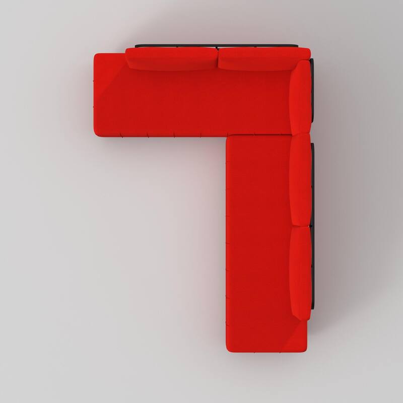 Modern Upholstered Sectional Sofa