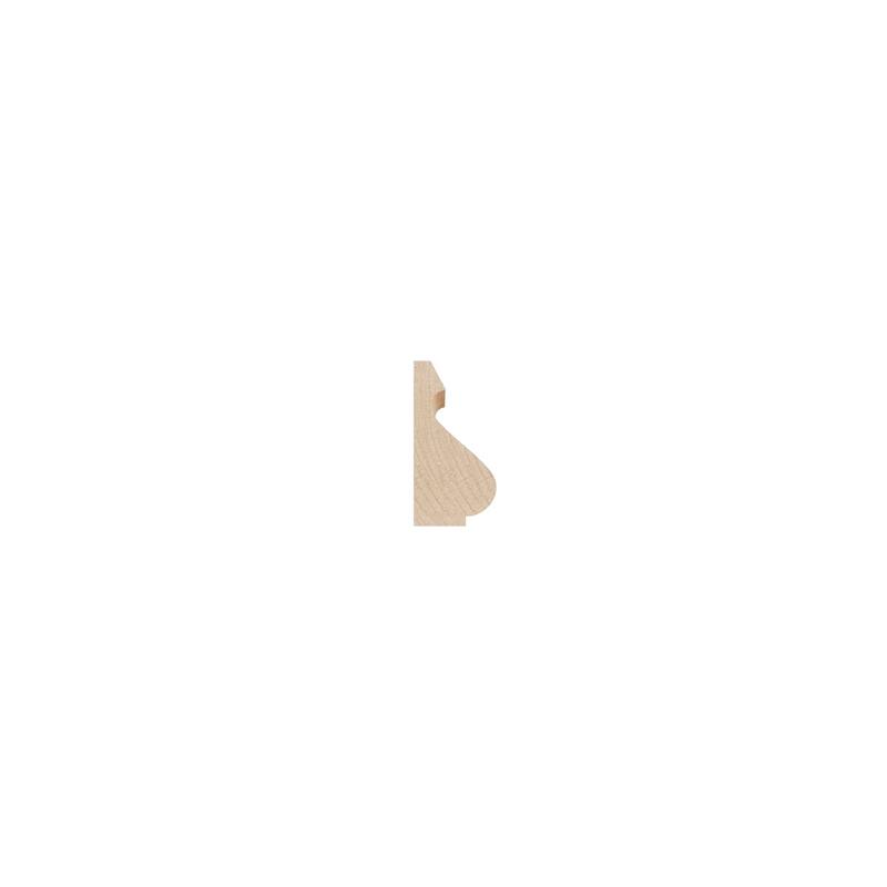 WM163: Americraft Finger-Joint Pine Base Cap Moulding