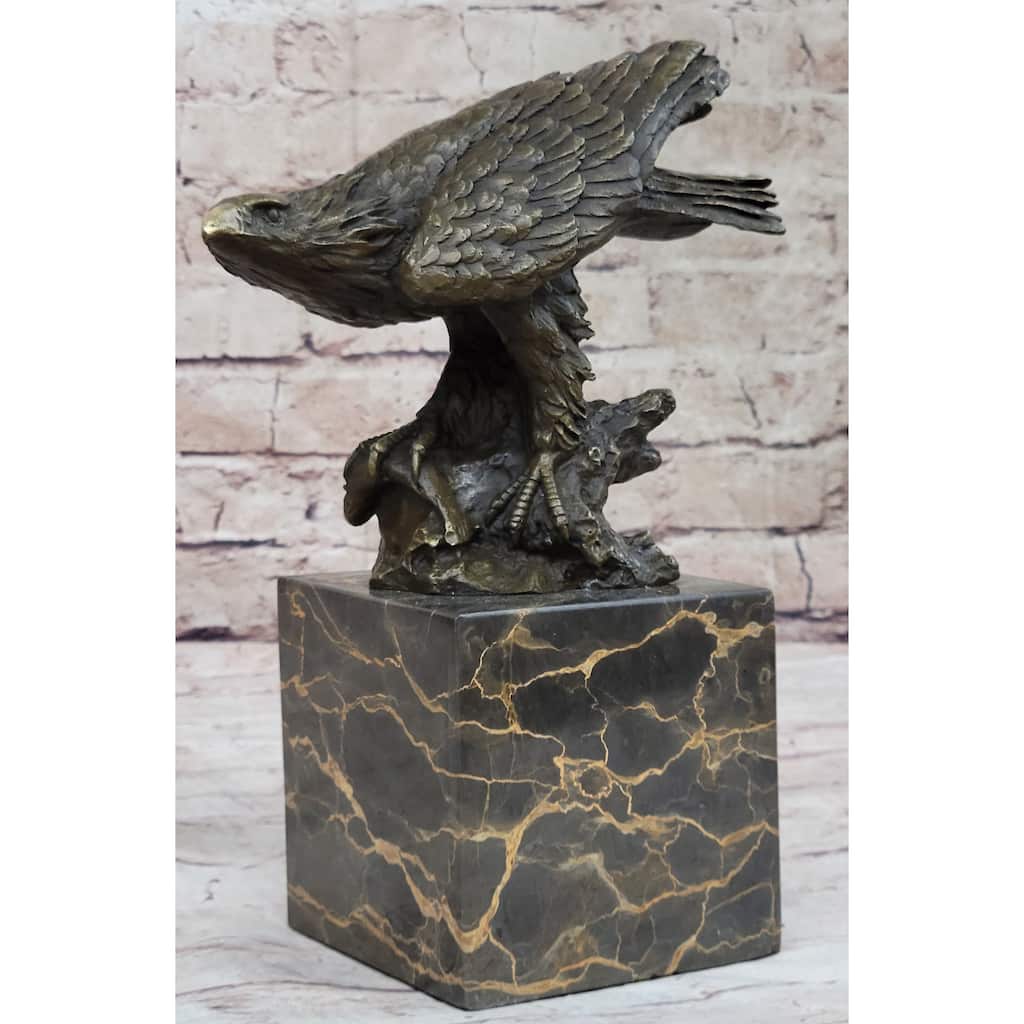 Art Deco Vienna Bronze Falcon American Eagle Bronze Sculpture Statue