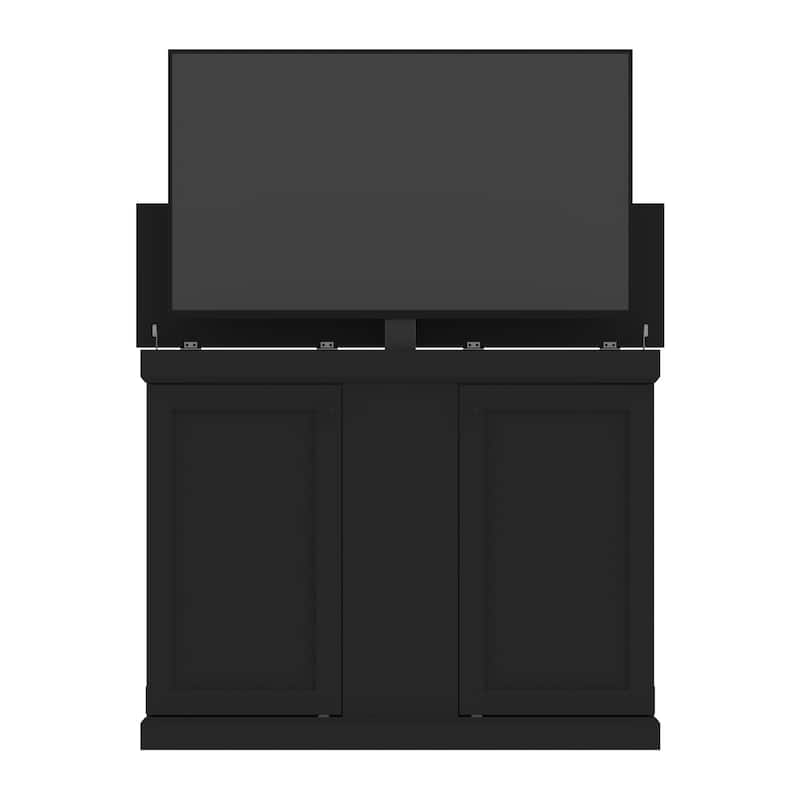 Motorized TV Lift Cabinet for TVs up to 50 Inch, Pop Up TV Lift Console with Remote Control, Hidden TV Cabinet Stand