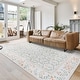 preview thumbnail 6 of 10, Gertmenian Crystal Print Soft Flat Pile Polyester Slip Resistant Washable Indoor Printed Area Rug Collection