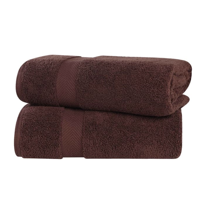 Superior Soft Oversize Zero Twist Cotton Bath Sheets (Set of 2)