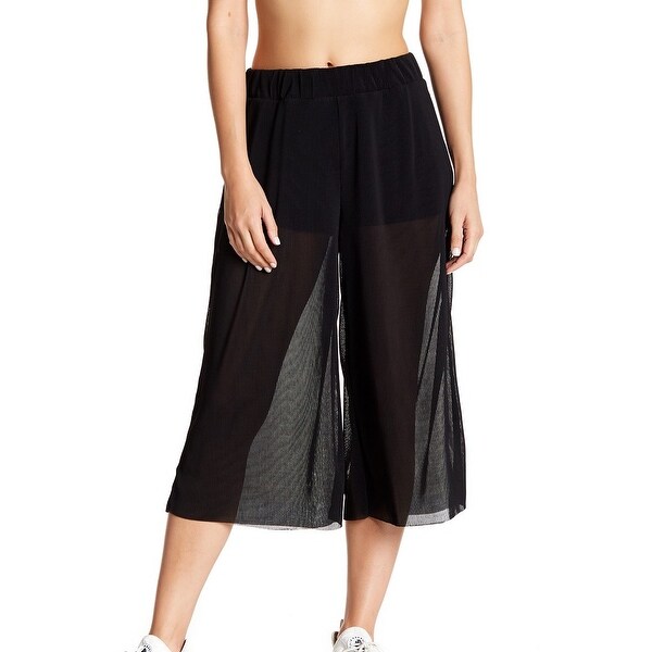 dressy black cropped pants