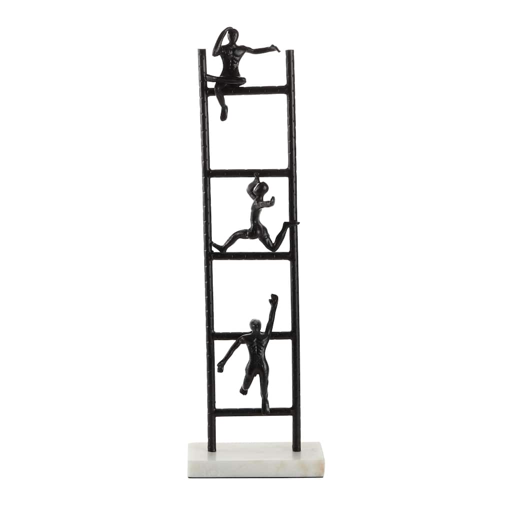 Metal People Sculpture - Black - Roche River Decor
