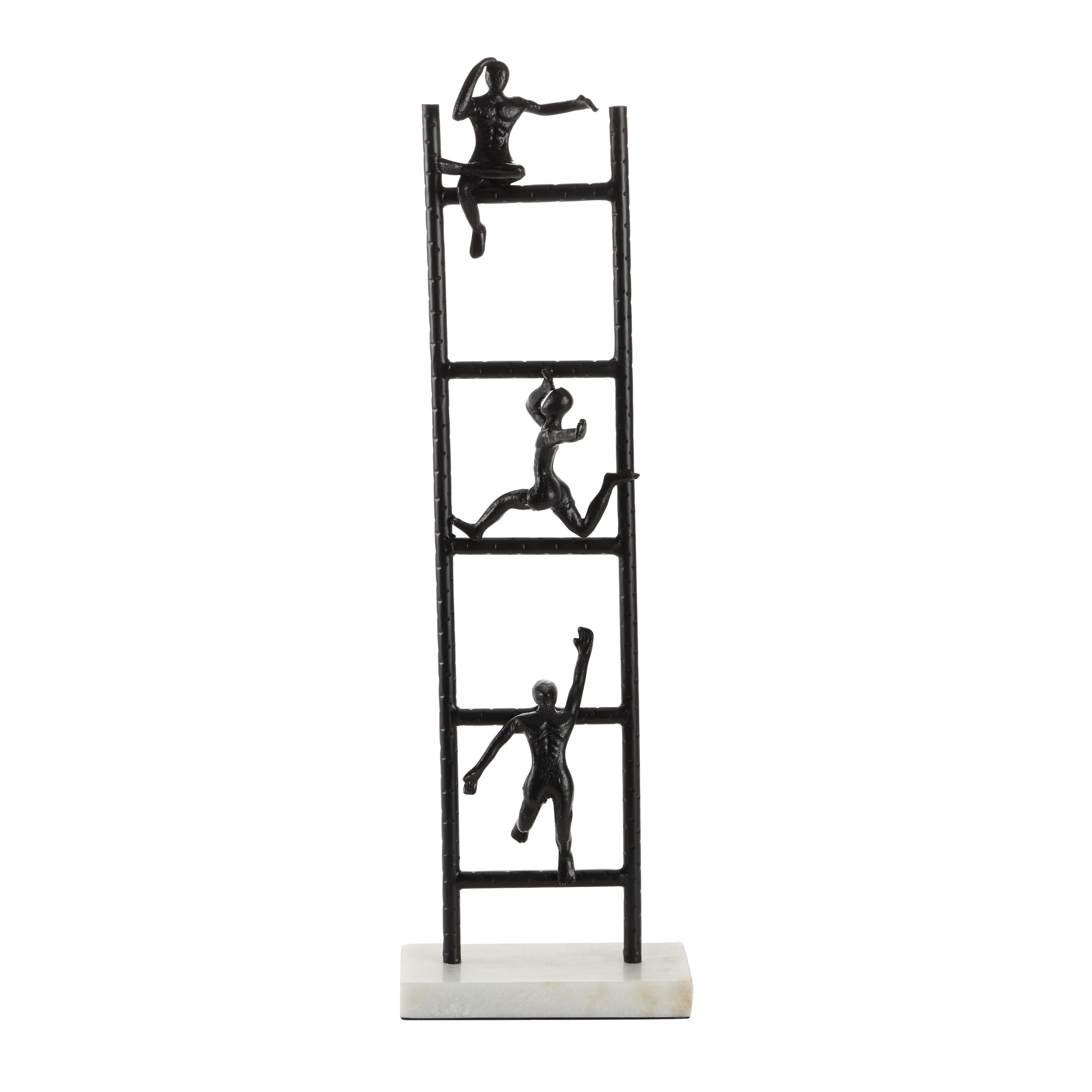 Metal People Sculpture - Black - Roche River Decor