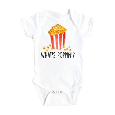 Popcorn Movie - Baby Boy Girl Clothes Infant Bodysuit Funny Cute Newborn