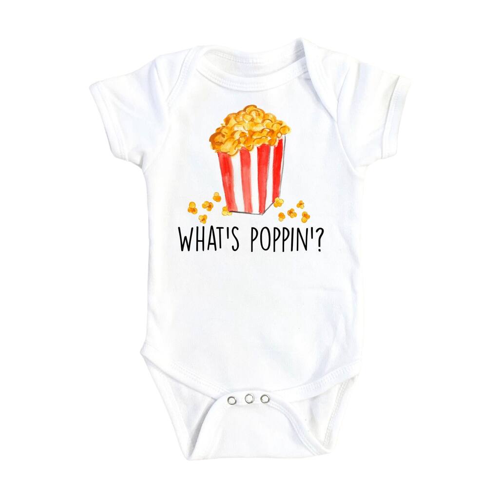Popcorn Movie - Baby Boy Girl Clothes Infant Bodysuit Funny Cute Newborn