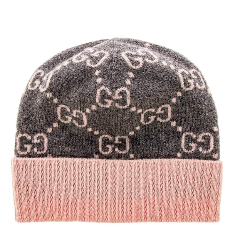 Gucci GG Cashmere Jacquard Hat - Adult M (7 - 7 1/8)