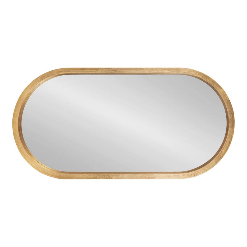 Kate and Laurel Travis Capsule Oval Framed Wall Mirror