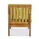 preview thumbnail 61 of 86, Christopher Knight Home - Outdoor Patio Conversation Set, Acacia Wood Frame, Cushions & Slatted Coffee Table