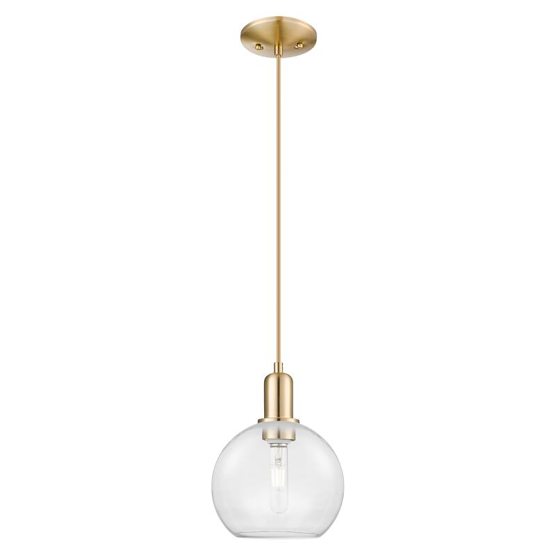 Innovations Lighting Endless Possibilities Arcadia - Athens - 1 Light 8" Cord Hung Mini Pendant - Clear/Champagne Bronze