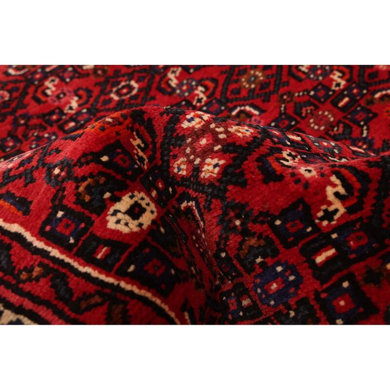 ECARPETGALLERY Hand-knotted Andelz Red Wool Rug - 2'8 x 16'3
