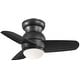 preview thumbnail 5 of 5, MinkaAire Spacesaver 26" 3 Blade Indoor LED Flush Mount Ceiling Fan Coal