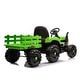 preview thumbnail 113 of 118, Luxury Electric Ride-On Tractor Toy for Children with Remote Control, Trailer, and LED Lights - 3-6 Years