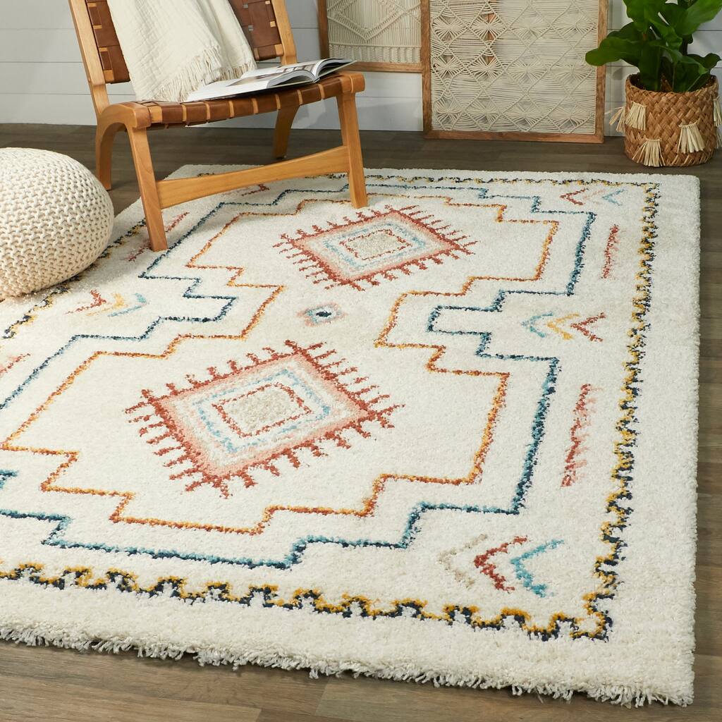 Bandele Boho Shag Area Rug