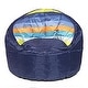 preview thumbnail 1 of 1, Heritage Kids Striped Toddler Bean Bag Chair