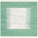 preview thumbnail 14 of 159, SAFAVIEH Handmade Flatweave Montauk Nevyana Cotton Rug 4' x 4' Square - Ivory/Sea Green