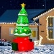 preview thumbnail 1 of 3, 5.6 FT Christmas Inflatable Tree Blow Up Xmas Trees with Multicolor LED Lights